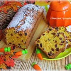 Бездрожжевой морковный кекс