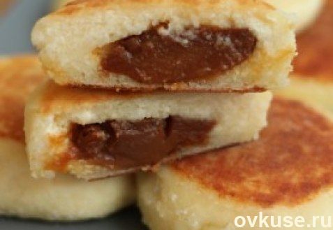 Сырники с варёной сгущёнкой