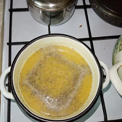 Суп-пюре с кабачком и чиа
