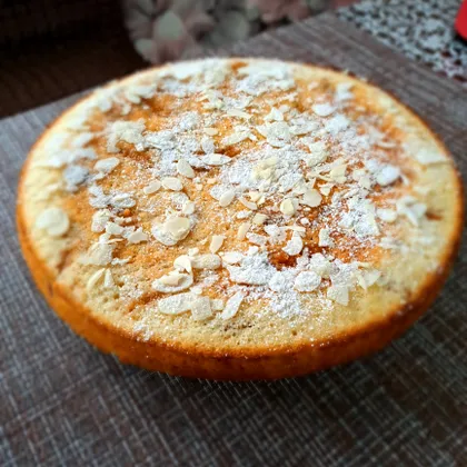 Манник на кефире с абрикосами