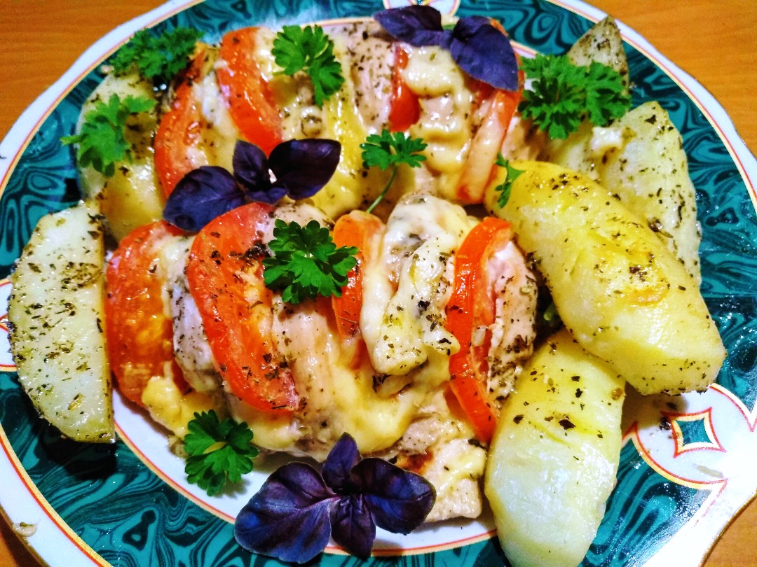 Куриное филе гармошка в духовке