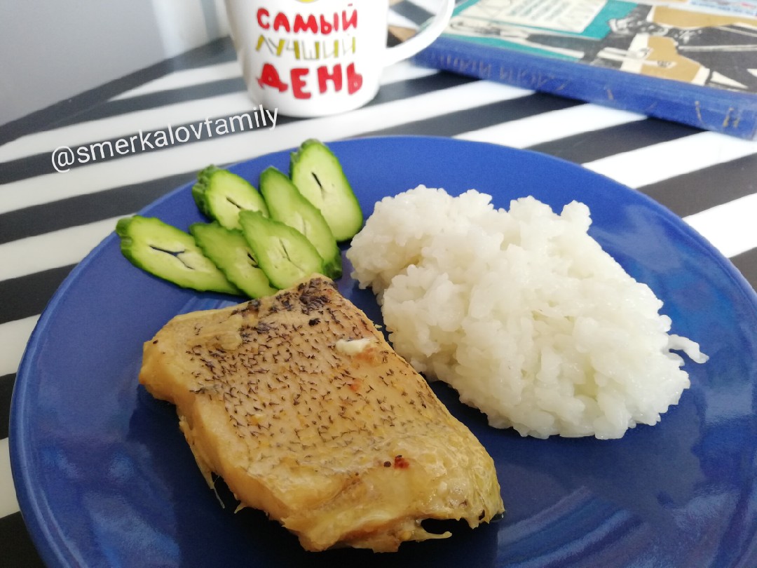 Щука томлёная в горчичной заливке