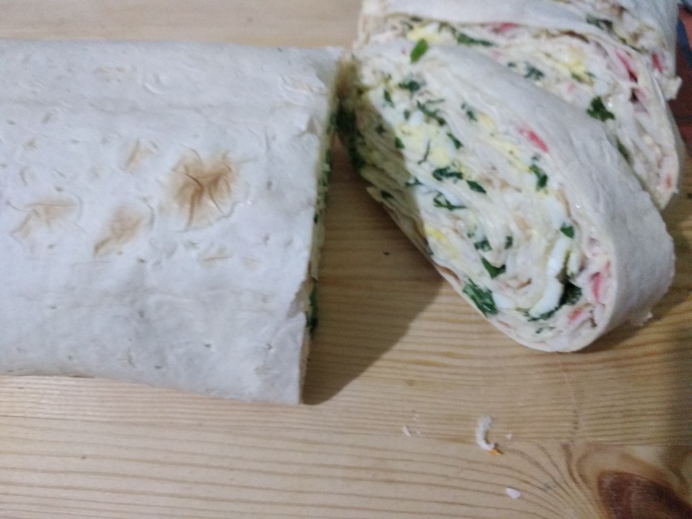 Рулет из лаваша
