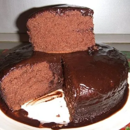 Готовим в мультиварке.шоколадный торт-кухэ