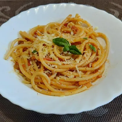 Спагетти с базиликом