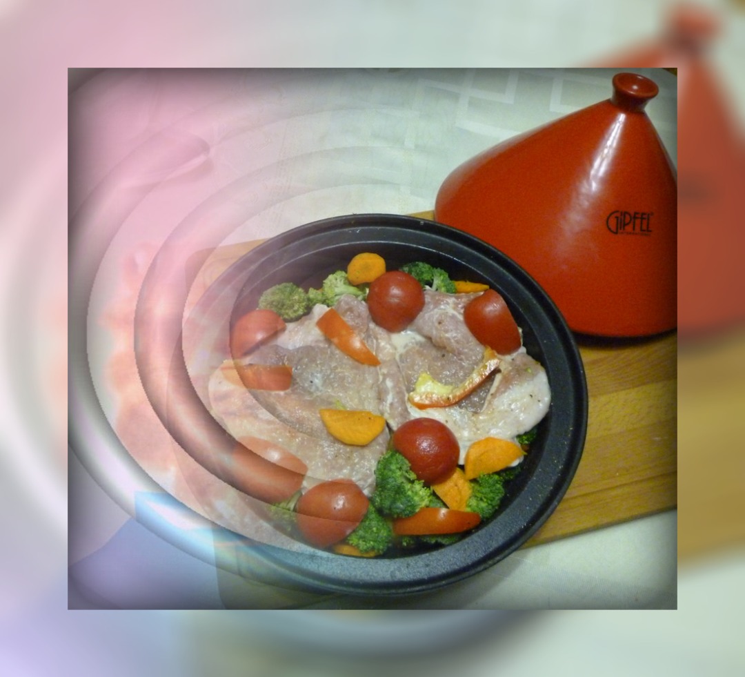 ☼*Solnce*☼МОЛОЧНЫЕ ОТБИВНЫЕ с овощами в ТаДжине☼*Solnce*☼