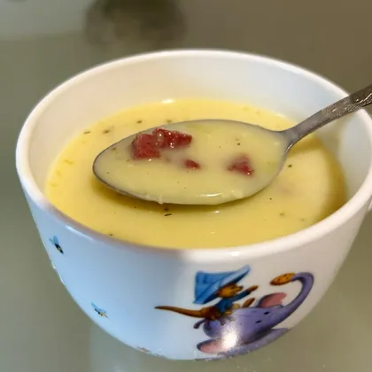 Картофельный крем суп со сливками