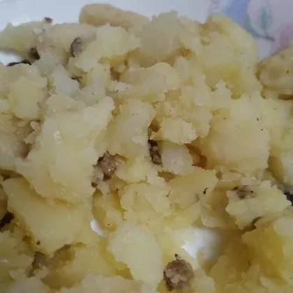 Картофель с клецками