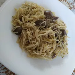 Макарошки с печенью