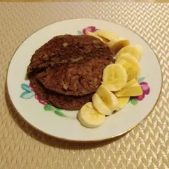 Кекс с бананом без муки и сахара в микроволновке 🍌