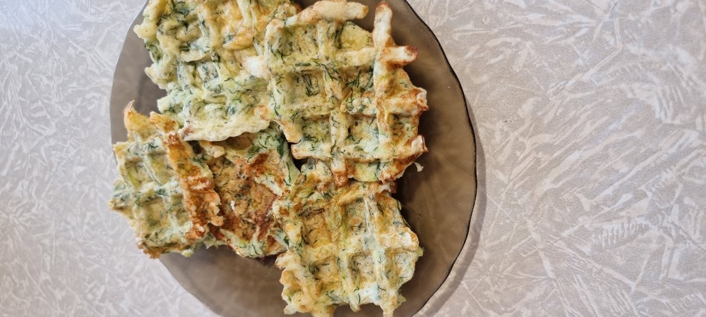 Вафли из кабачка