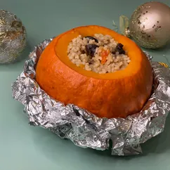 Сладкий плов в тыкве 🎃