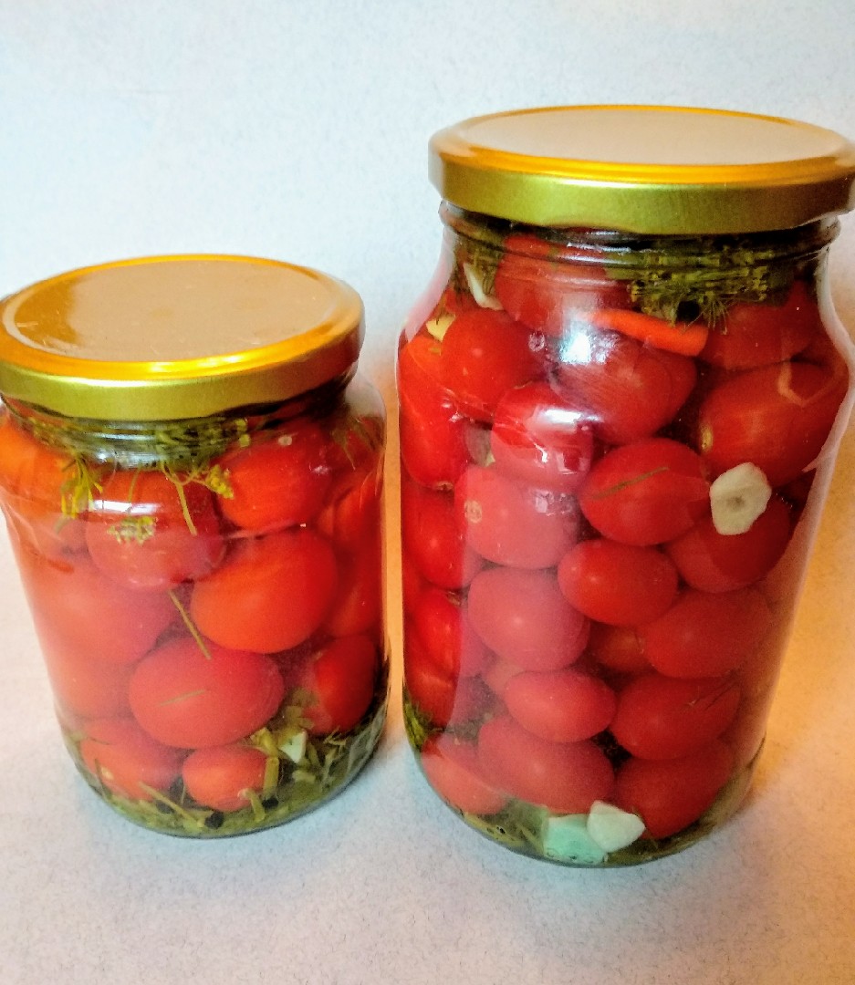 Помидорки черри маринованные