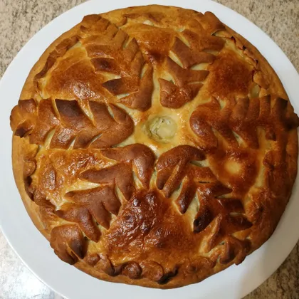 Татарский пирог с курицей