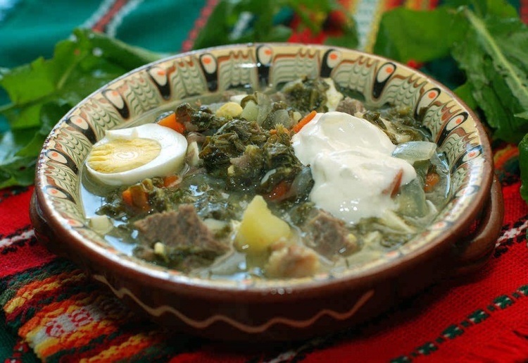 Борщ из щавеля