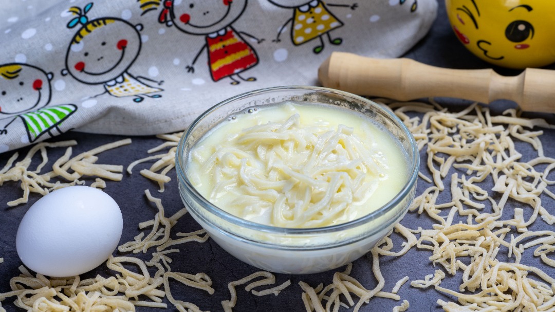 Молочный суп с творожными клецками, пошаговый рецепт с фото