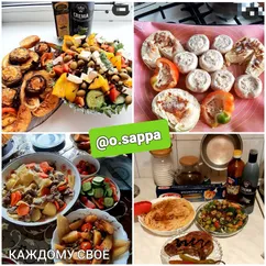 Овощно-мясной натюрморт 🤓 рецепт: Фаршированные шампиньоны!