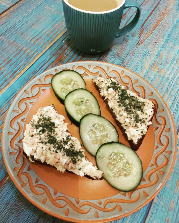 ПП завтрак с тунцом и яйцом