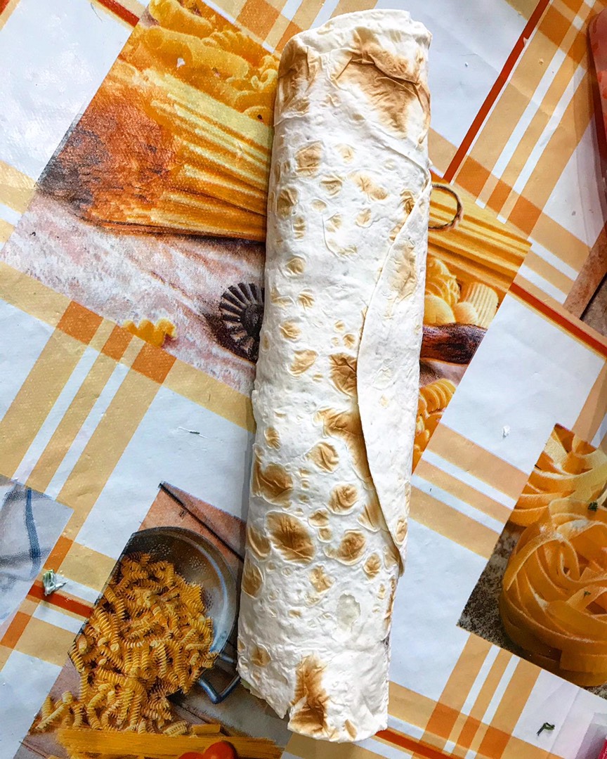 Лаваш с красной рыбой