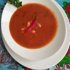 Томатный суп с фасолью ПП