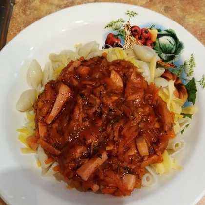 Заливка для спагетти или вермишели, макарон, картошки