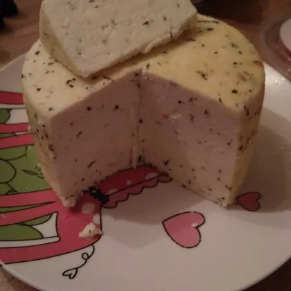Домашний творожный сыр с зеленью