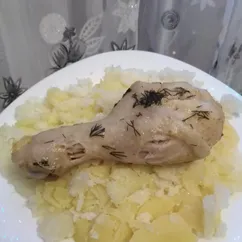 Голени куриные в майонезе с укропом🍗