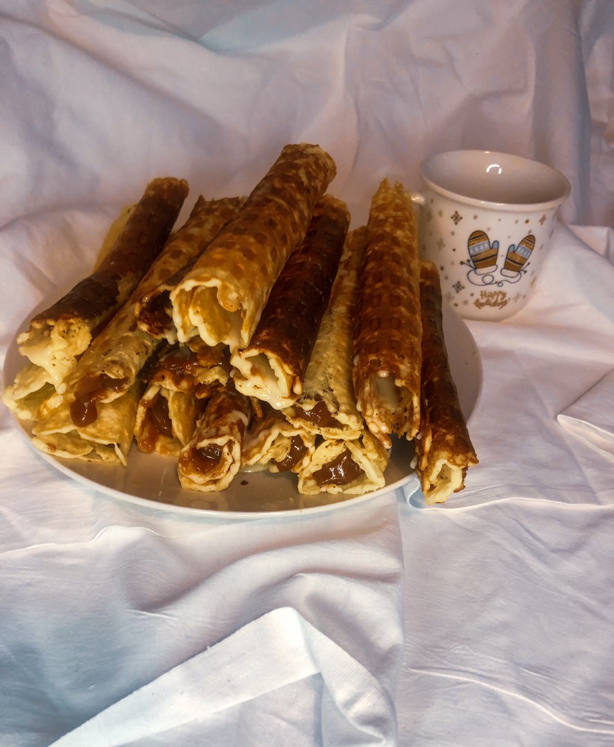 Трубочки со сгущёнкой