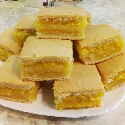 Пирожные с лимонно-апельсиновой начинкой