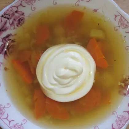 Овощной суп с гречкой