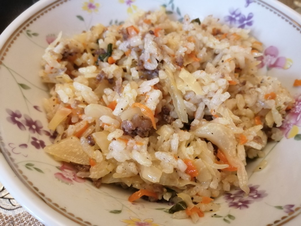 Рецепт японского риса с овощами