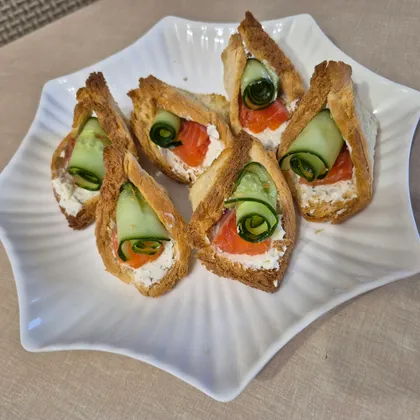 Закуска с красной рыбой 