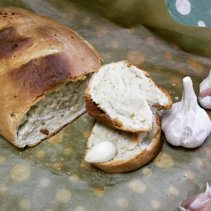 Домашний чесночный хлеб в духовке