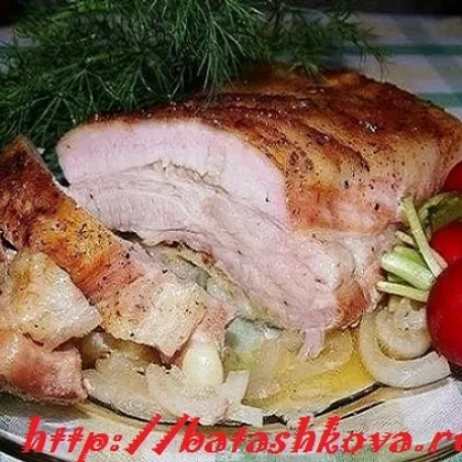 Грудинка свиная в духовке и рецепт приготовления с фото