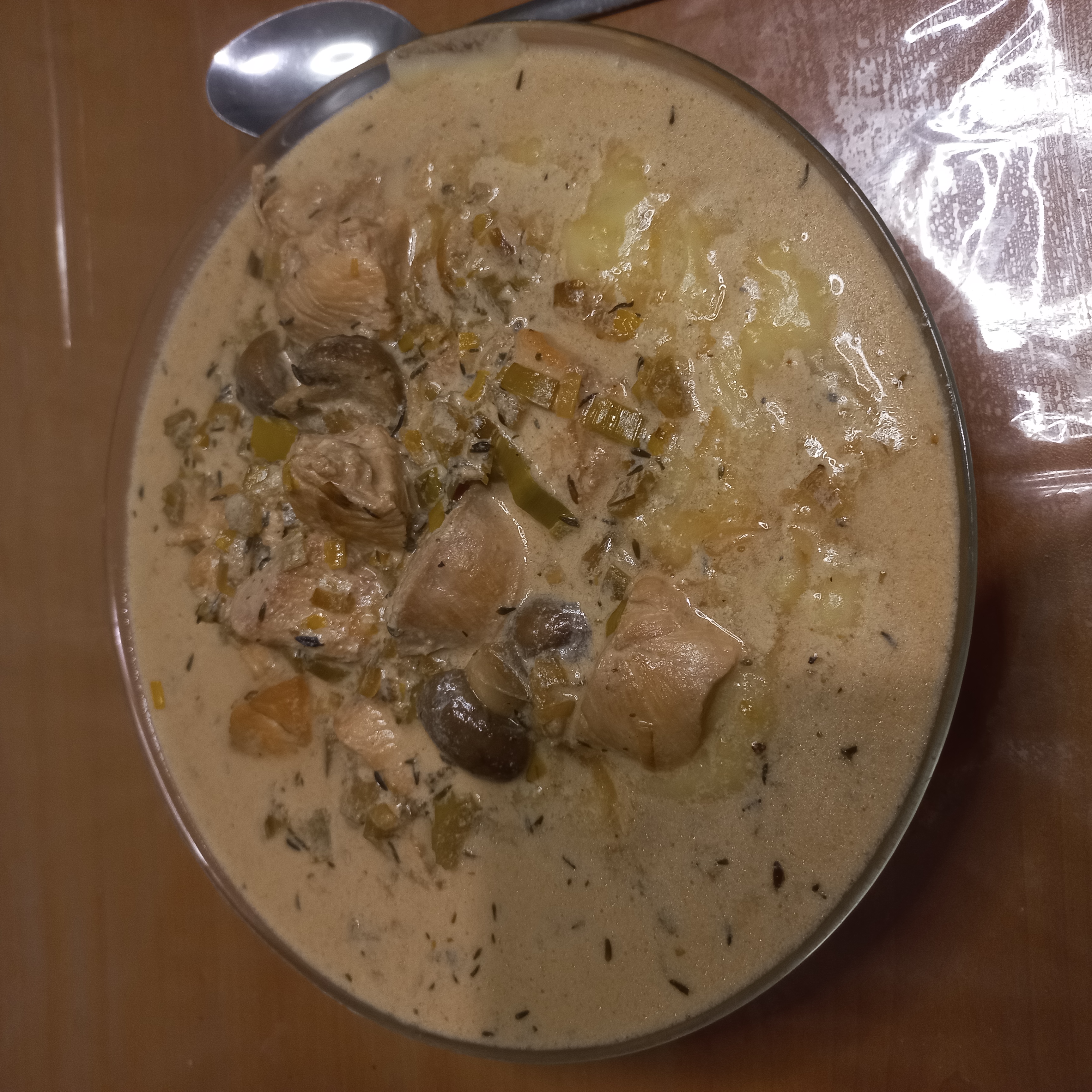 Курица с грибами