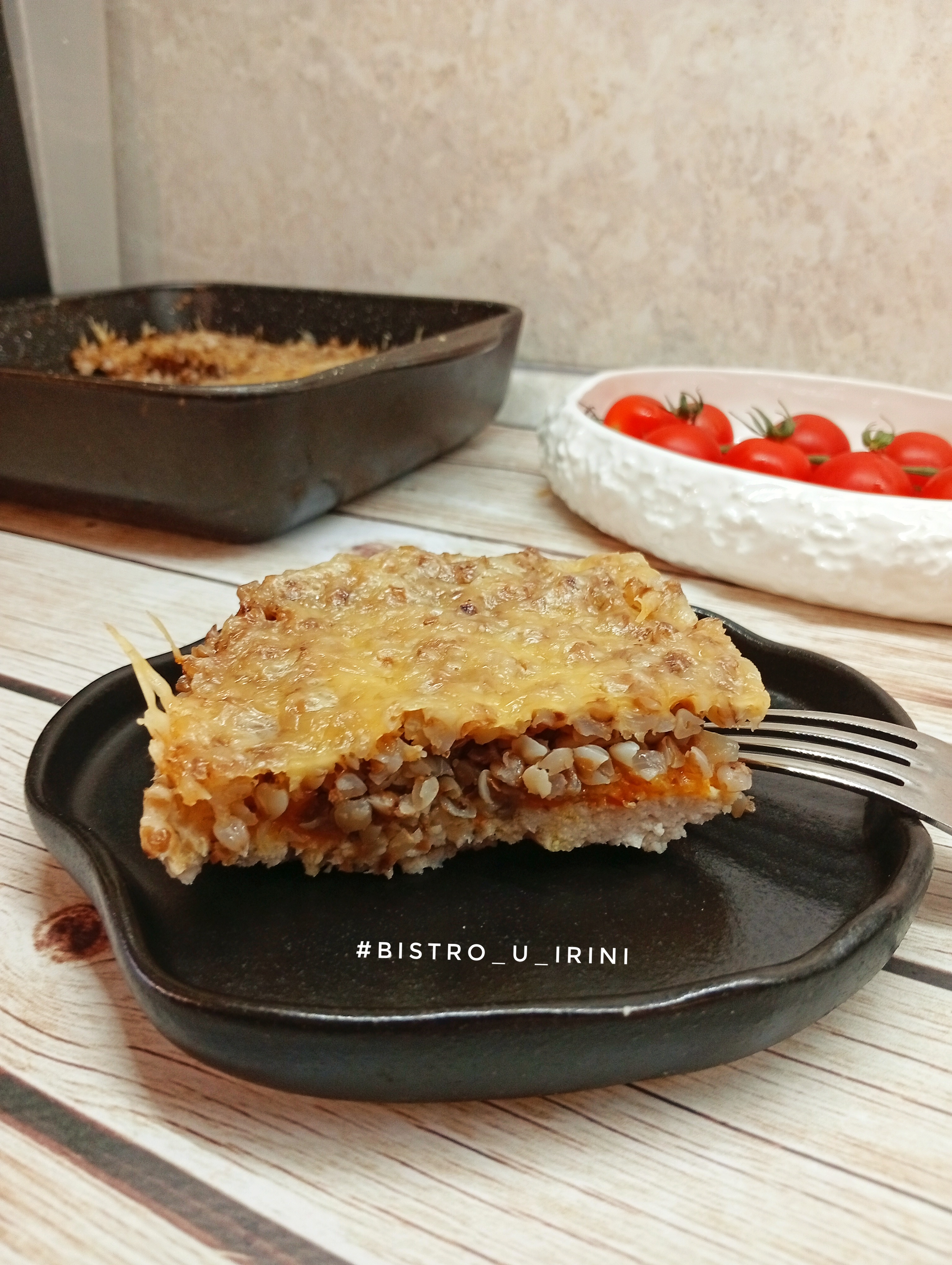 Гречневая запеканка с куриным фаршем