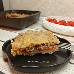 Гречневая запеканка с куриным фаршем