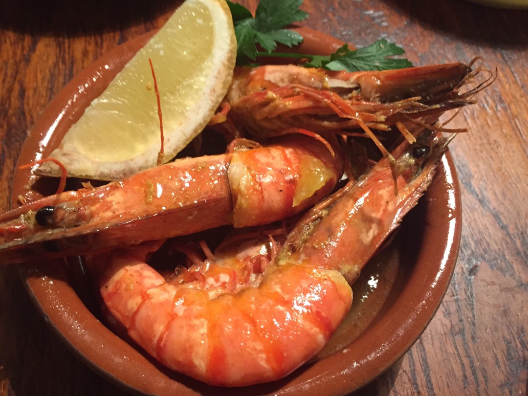 Креветки гриль (Gambas a la Plancha