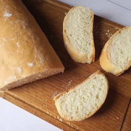 Домашний пшеничный хлеб – после замеса сразу на противень