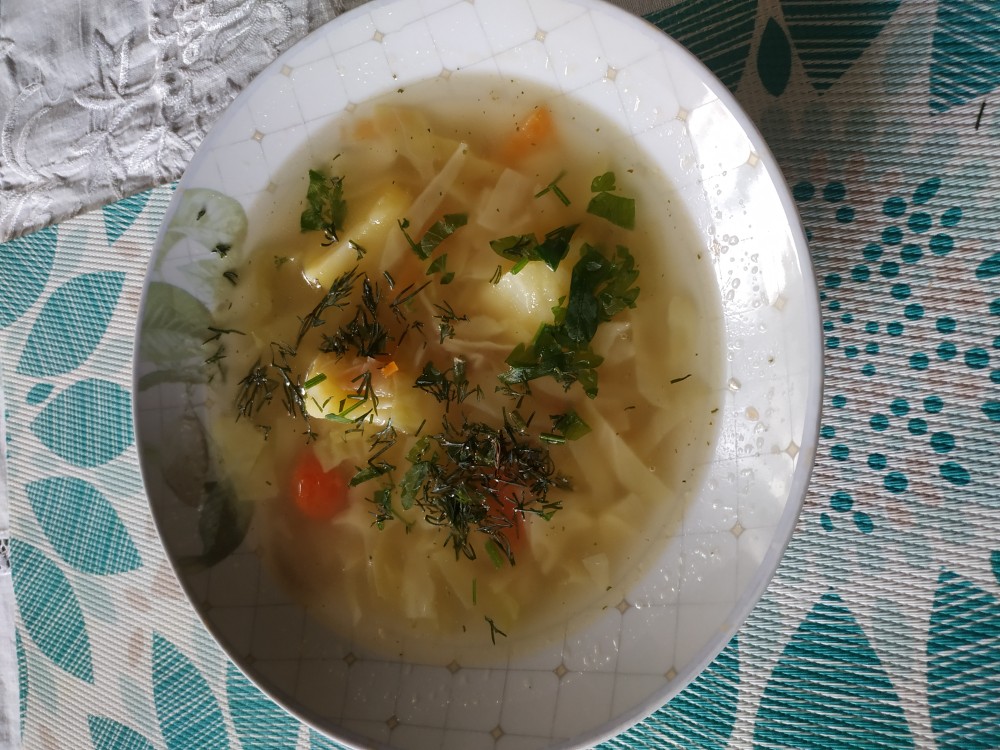 Щи из молодой капусты