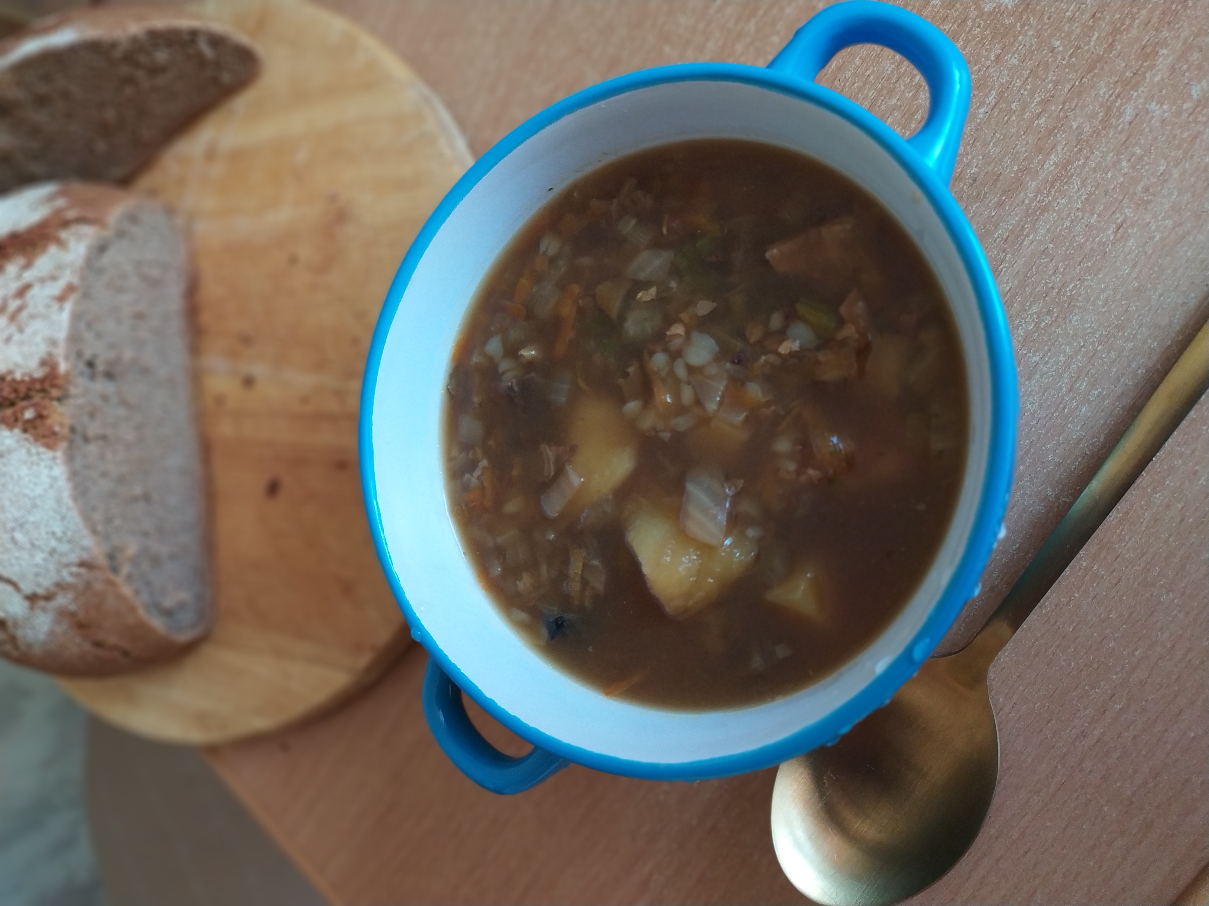 Гречневый суп с грибами