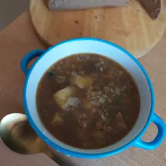 Гречневый суп с грибами