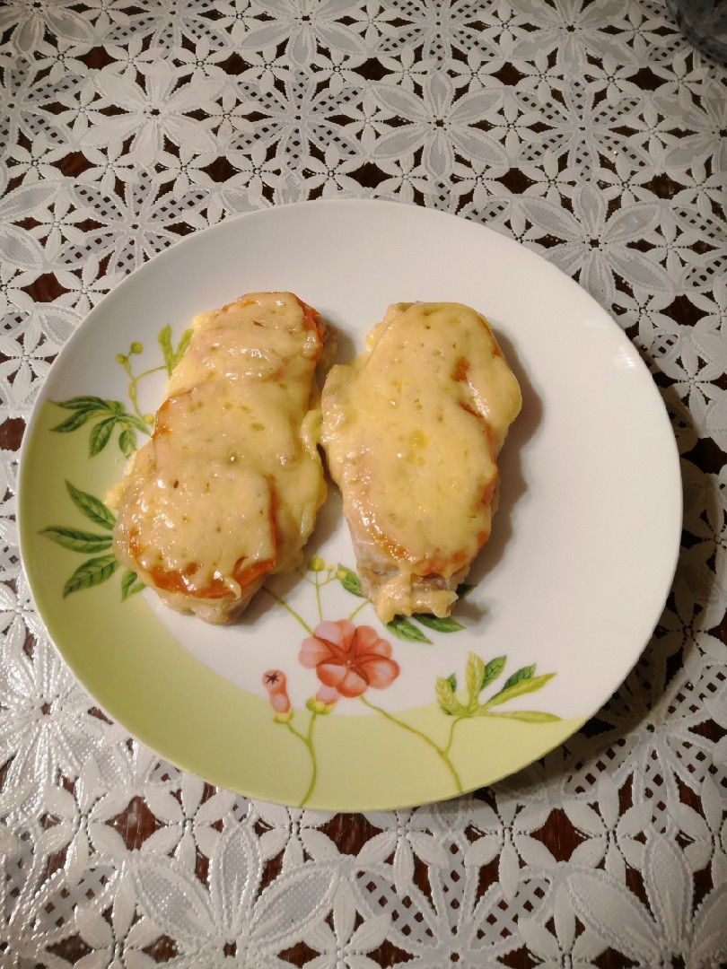Куриная грудка с помидорами в фольге — рецепт с фото пошагово