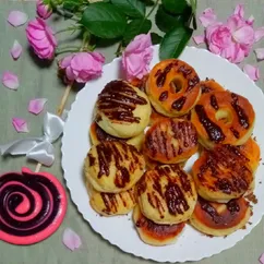 🍩Пончики с заварным кремом - берлинеры