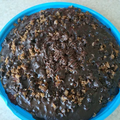 Шоколадный торт пирог с изюмом