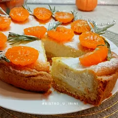 Мандариновый чизкейк
