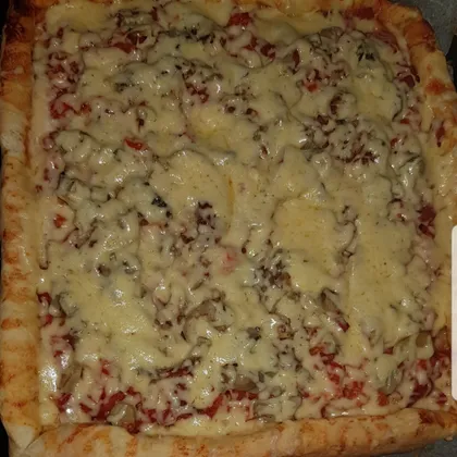 Аппетитная сытная пицца