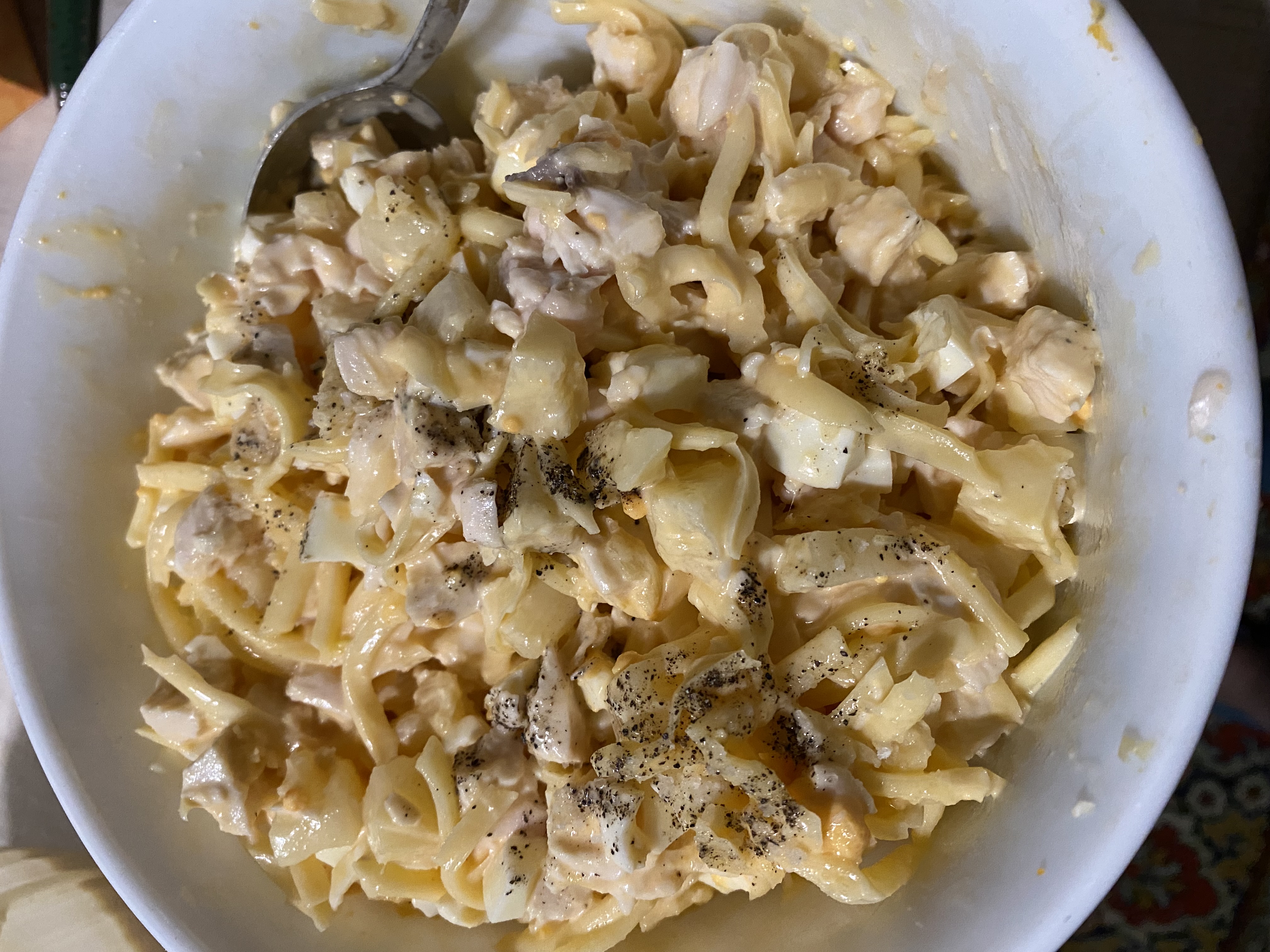 Салат с ананасом, классический вариант