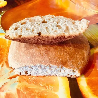Бездрожжевой ржано-пшеничный хлеб