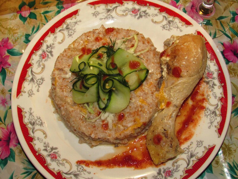 Куриные голени в сметане